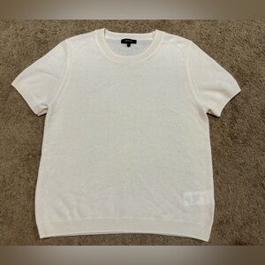 Quince Cream Crew Neck Sweater